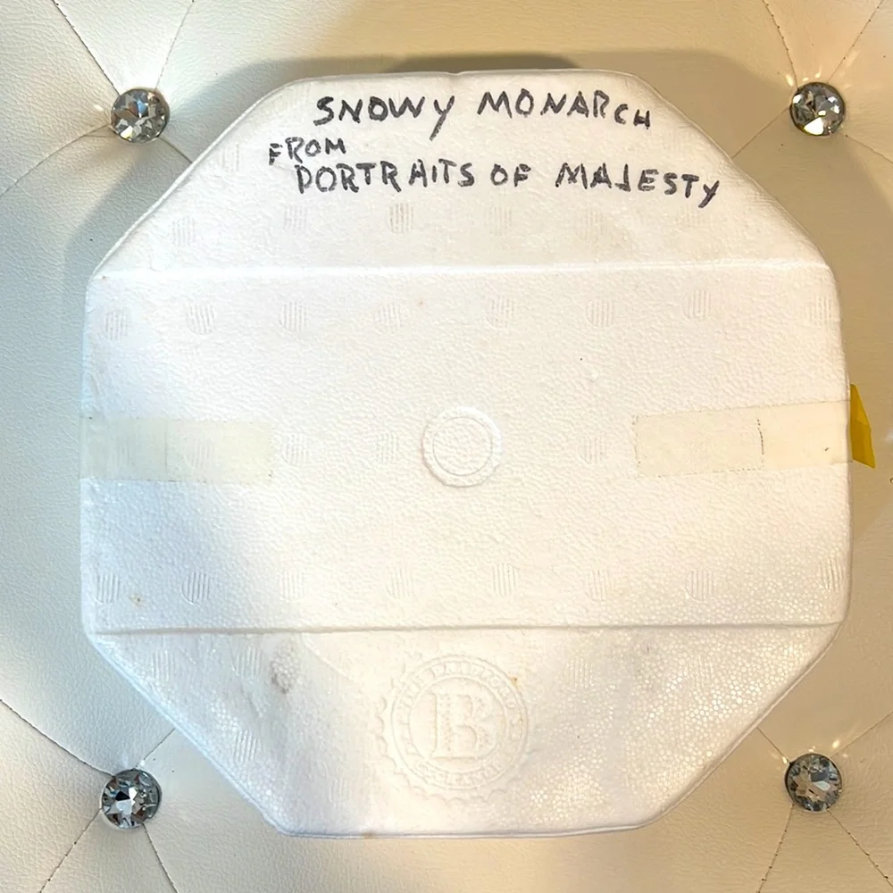 BRADFORD EXCHANGE. Snowy Monarch. PORTRAITS of MAJESTY. By Dominique Braud.